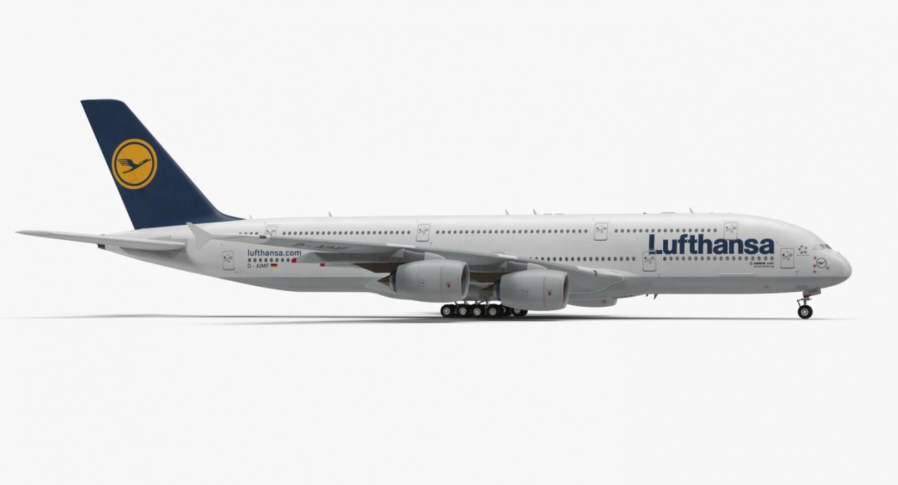 Airbus A380-1000 Air France 3D